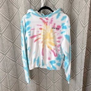 NWT Spiritual Gangster Stay Rad Tie Die Hoodie Size Medium